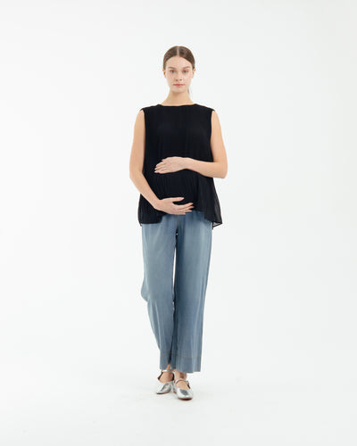 Dark Blue Daily Ultrasoft Bamboo Maternity Jeans