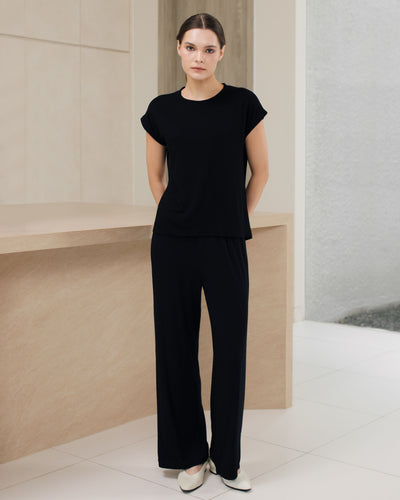 Black Airy Bamboo Cozy Set