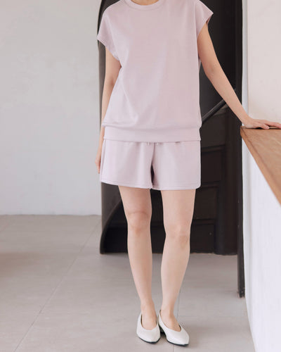 Lilac Bamboo Lyocell Daily Short Set