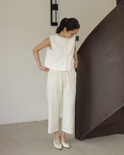 Cream Essential Bamboo Cullotes