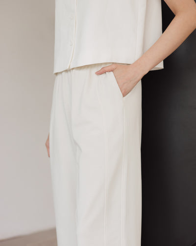 Cream Essential Bamboo Cullotes