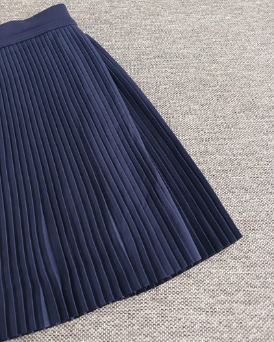SAMPLE Sale Navy Plie Skirt
