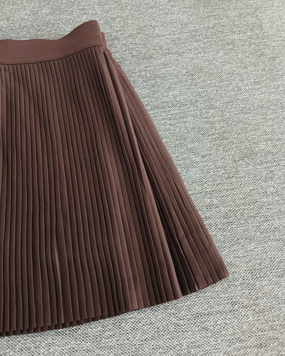 SAMPLE Sale Brown Plie Skirt