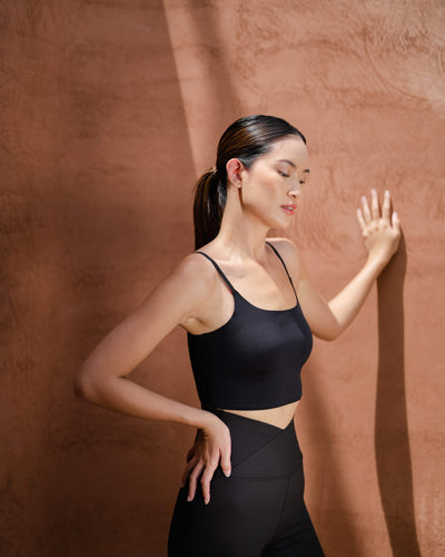 Black Bandeau Bralette - Hellolilo