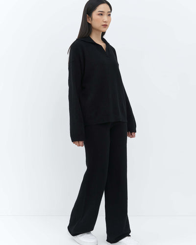 Black Knit Winter Set - Hellolilo