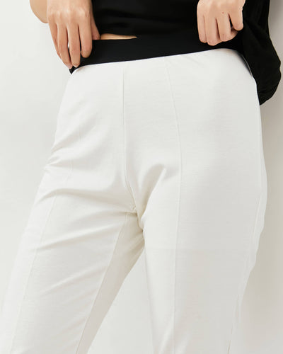 White Airy Bamboo Relaxed Pants - Hellolilo