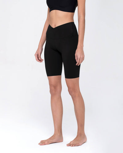Black Slimming Compression Biker Shorts - Hellolilo