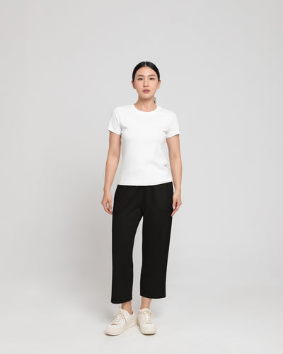 Black Ultrasoft Bamboo Relaxed Pants