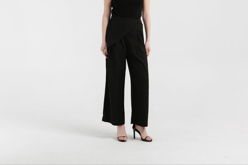 Black Wrap Pants
