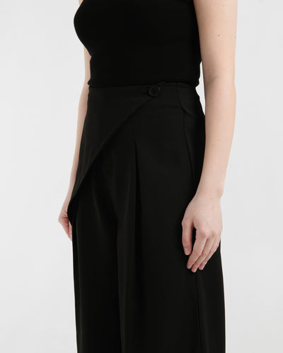 Black Wrap Pants