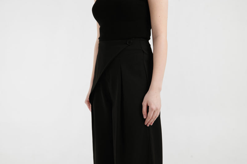 Black Wrap Pants