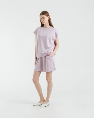 Lilac Bamboo Lyocell Daily Short Set