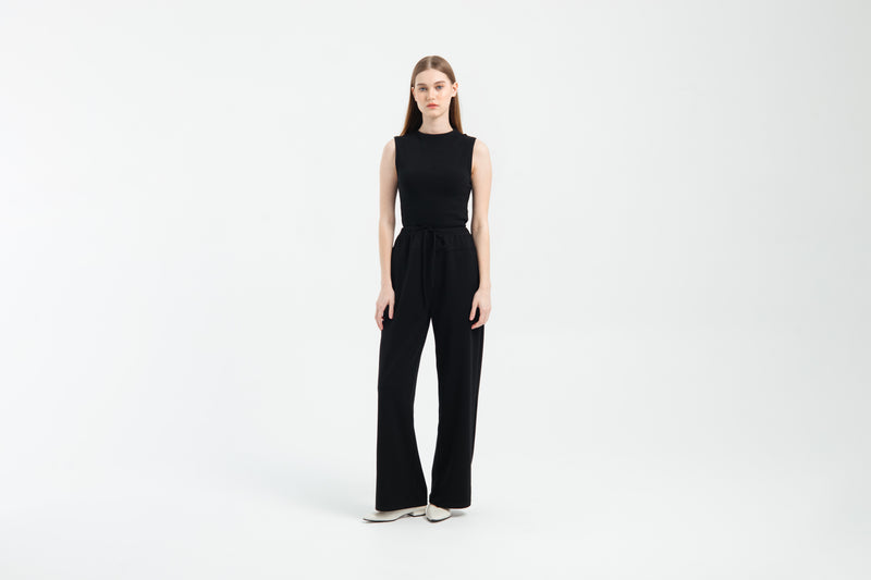 Black Bamboo Lyocell Essential Pants