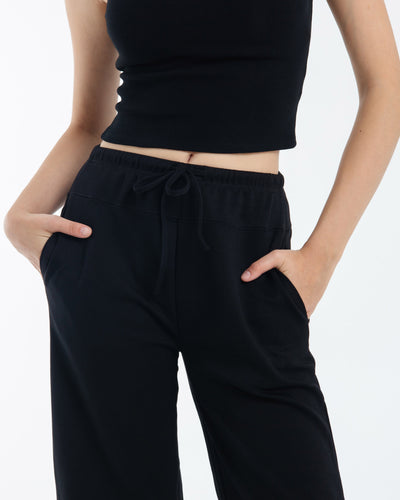 Black Bamboo Lyocell Essential Pants