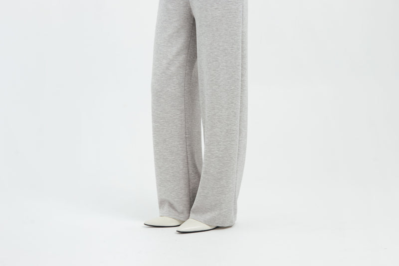 Heather Grey Bamboo Lyocell Essential Pants