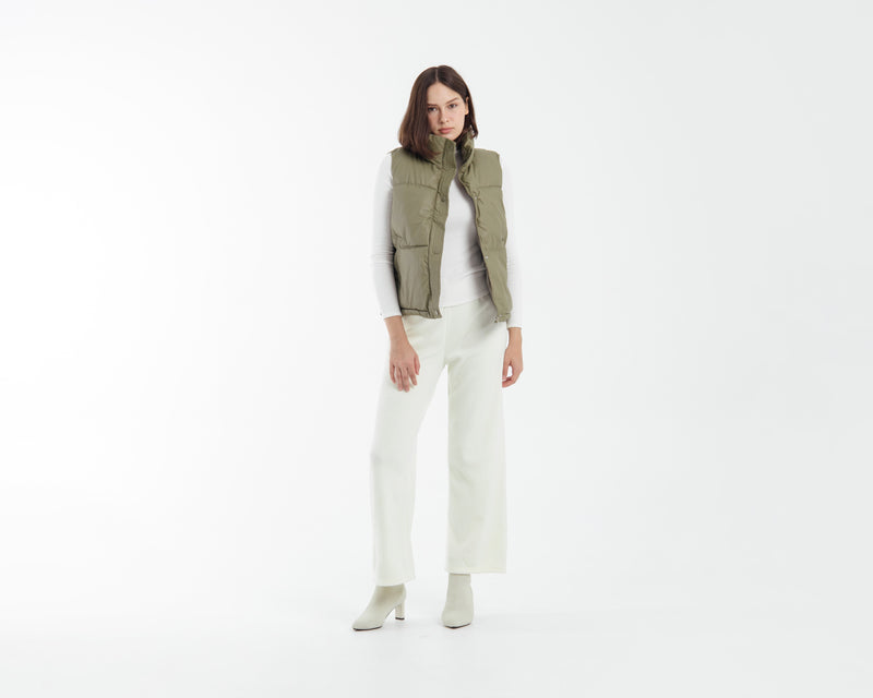 Sage Winter Puffer Vest