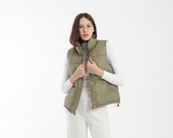 Sage Winter Puffer Vest