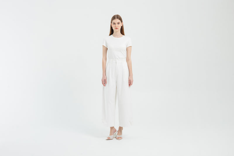 White Beau Pants