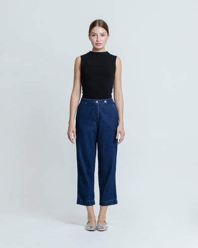 Dark Blue Relaxed Jeans