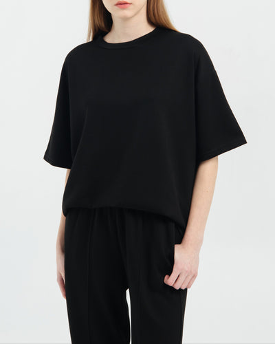Black Bamboo Lyocell Short Set