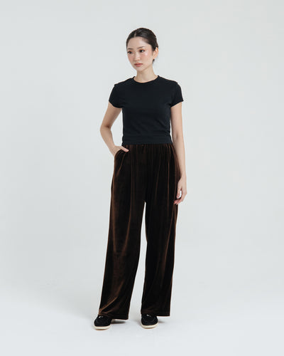 Brown Velvet Pants