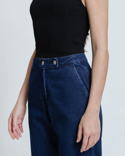 Dark Blue Relaxed Jeans