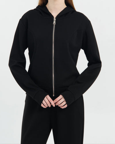 Black Bamboo Lyocell Hoodie Set