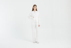 White Bamboo Lyocell Hoodie Set