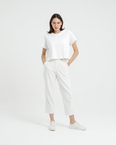 White Airy Bamboo Bella T-Shirt