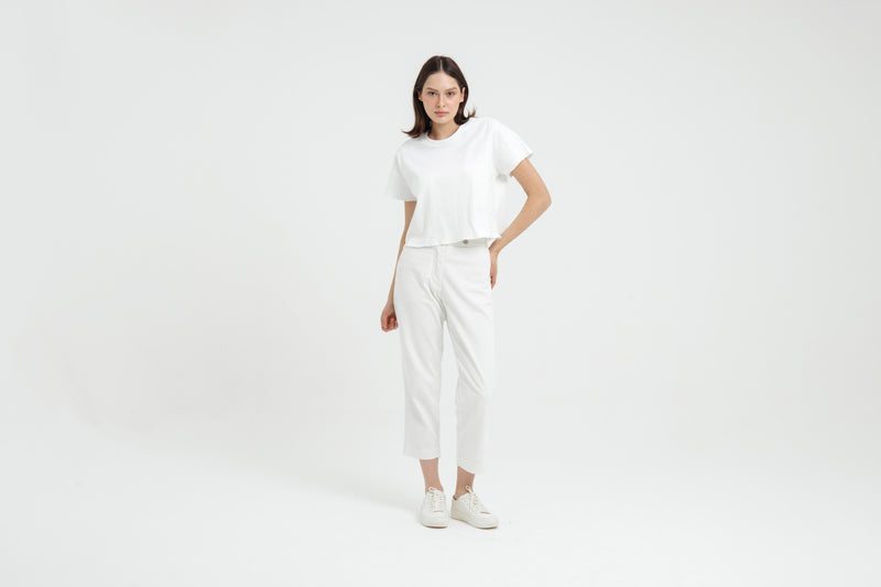 White Airy Bamboo Bella T-Shirt