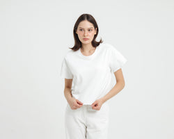 White Airy Bamboo Bella T-Shirt