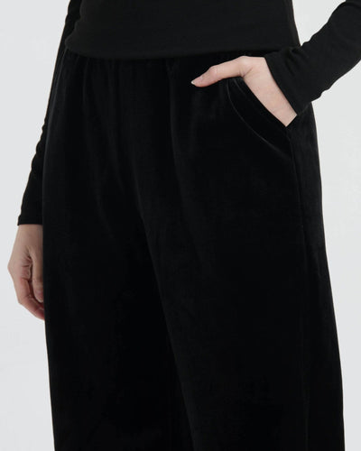 Black Velvet Winter Pants