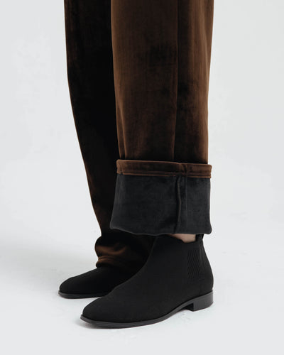 Brown Velvet Winter Pants