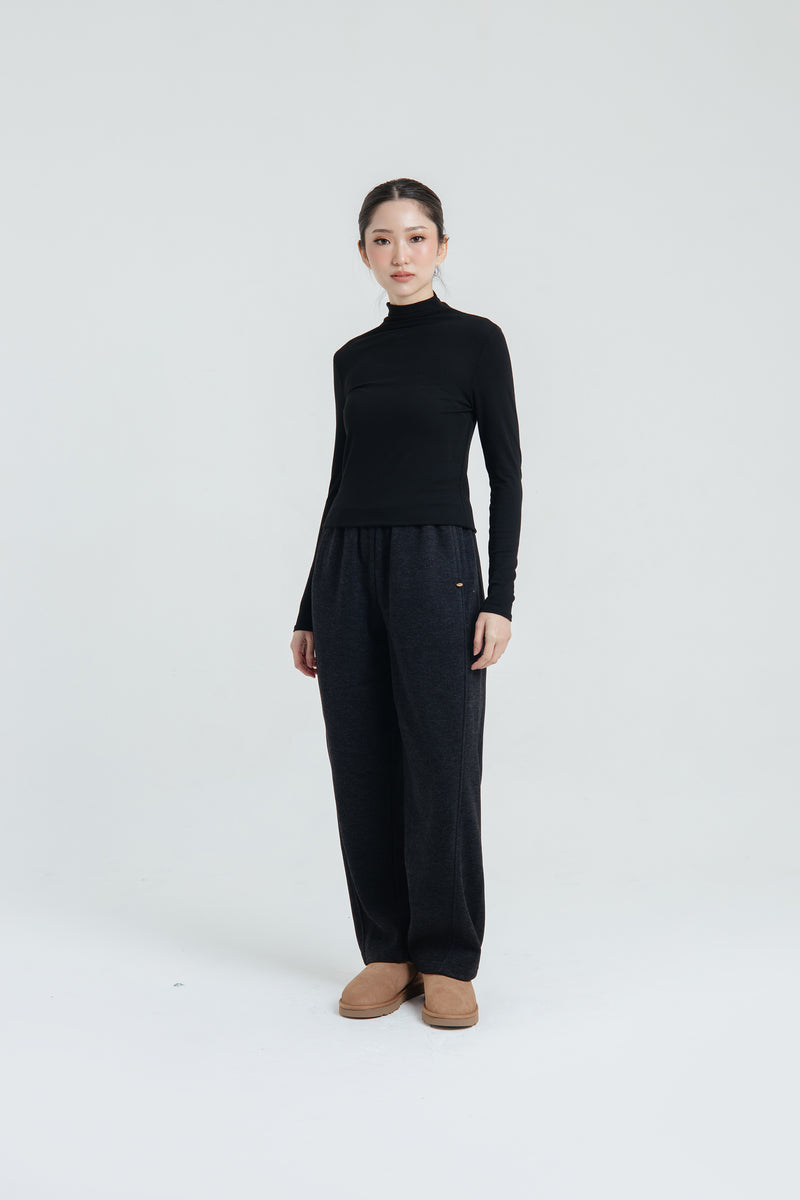 Black Ultrawarm Winter Relaxed Pants