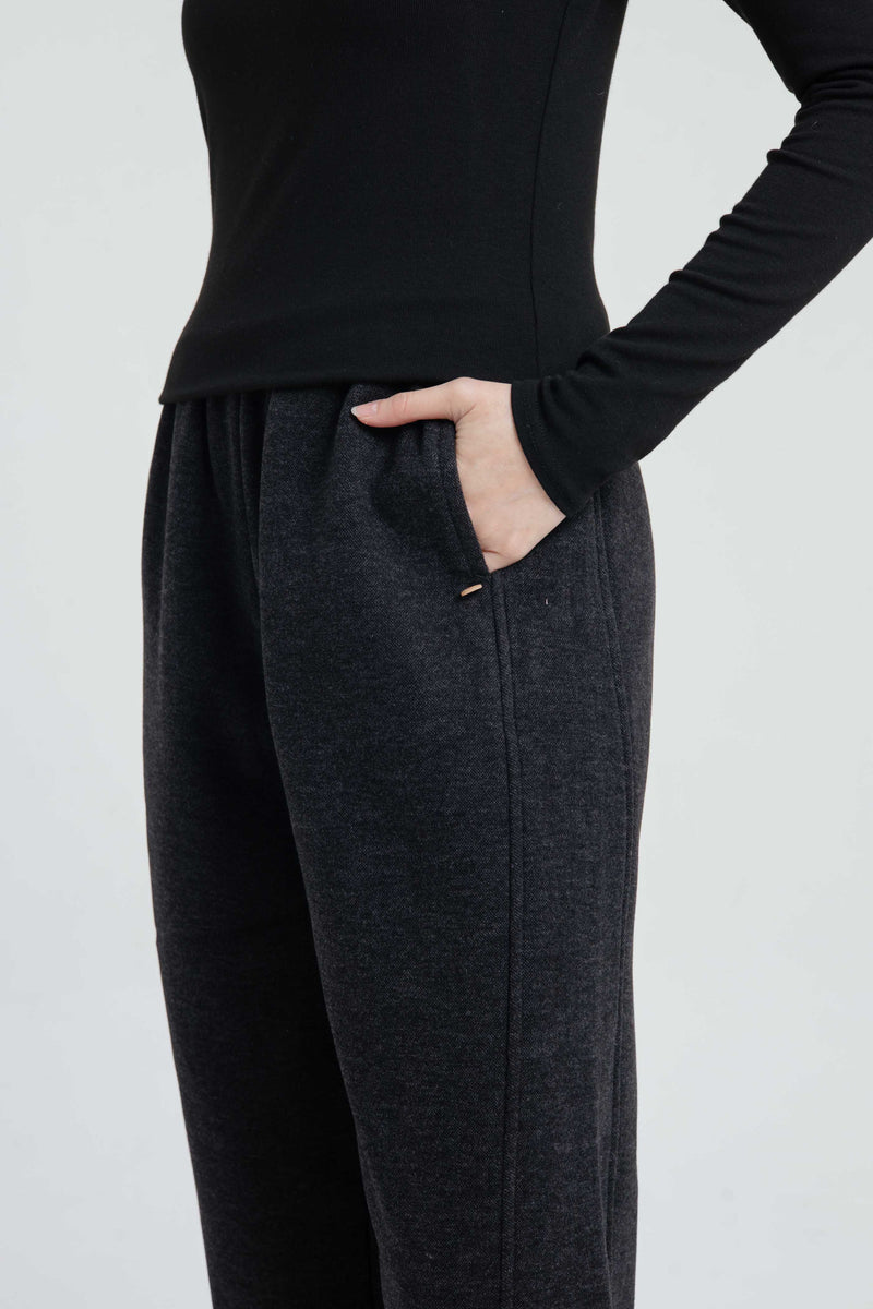 Black Ultrawarm Winter Relaxed Pants