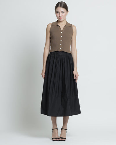 Black Pleated Skirt