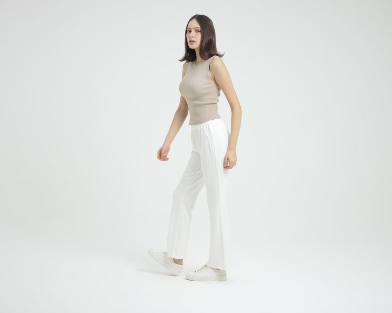 White Ultrasoft Bamboo 2.0 Pants