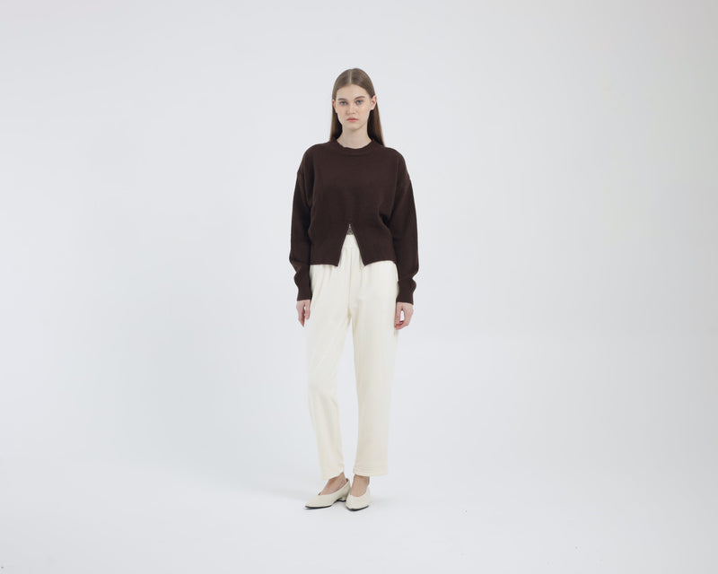Cream Ultrasoft Winter Relaxed Pants