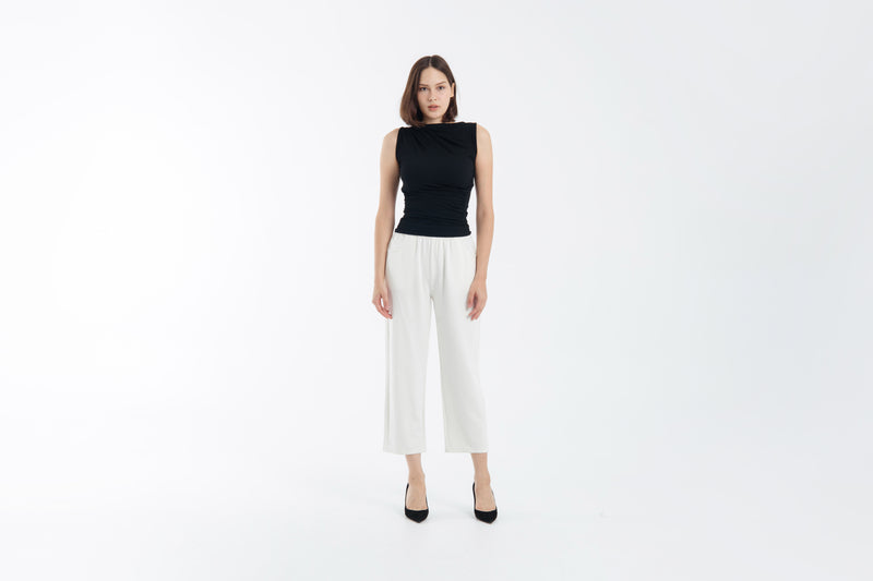 White Ultrasoft Bamboo 2.0 Relaxed Pants