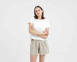 White Airy Bamboo Everyday T-Shirt