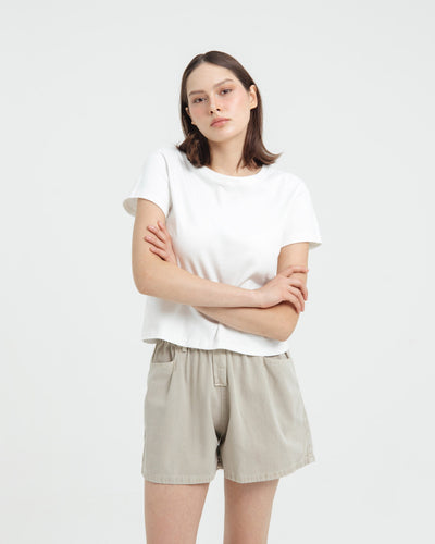 White Airy Bamboo Everyday T-Shirt