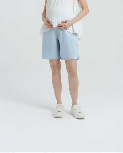 Ultrasoft Bamboo Maternity Denim Shorts