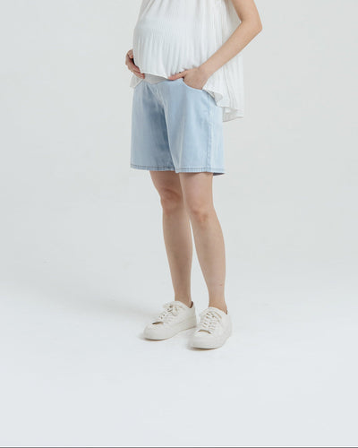 Ultrasoft Bamboo Maternity Denim Shorts