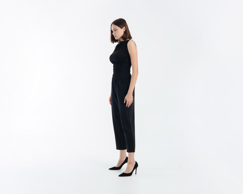 Black Ultrasoft Bamboo 2.0 Relaxed Pants