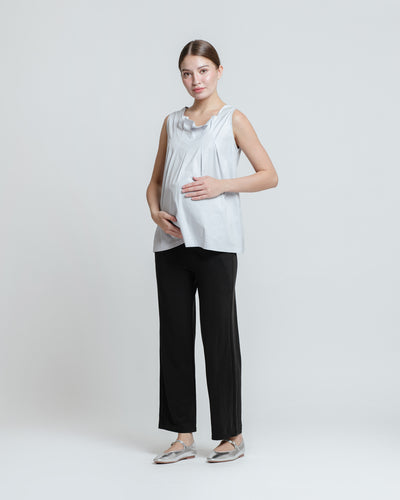 Black Ultrasoft Bamboo 2.0 Maternity Basic Pants