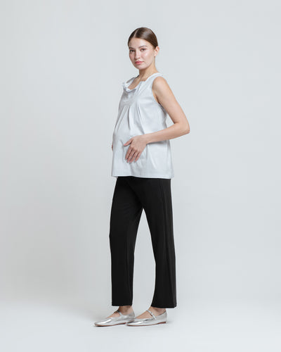 Black Ultrasoft Bamboo 2.0 Maternity Basic Pants