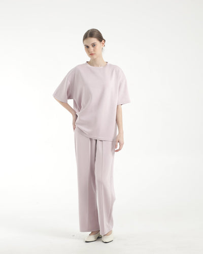 Lilac Bamboo Lyocell Short Set