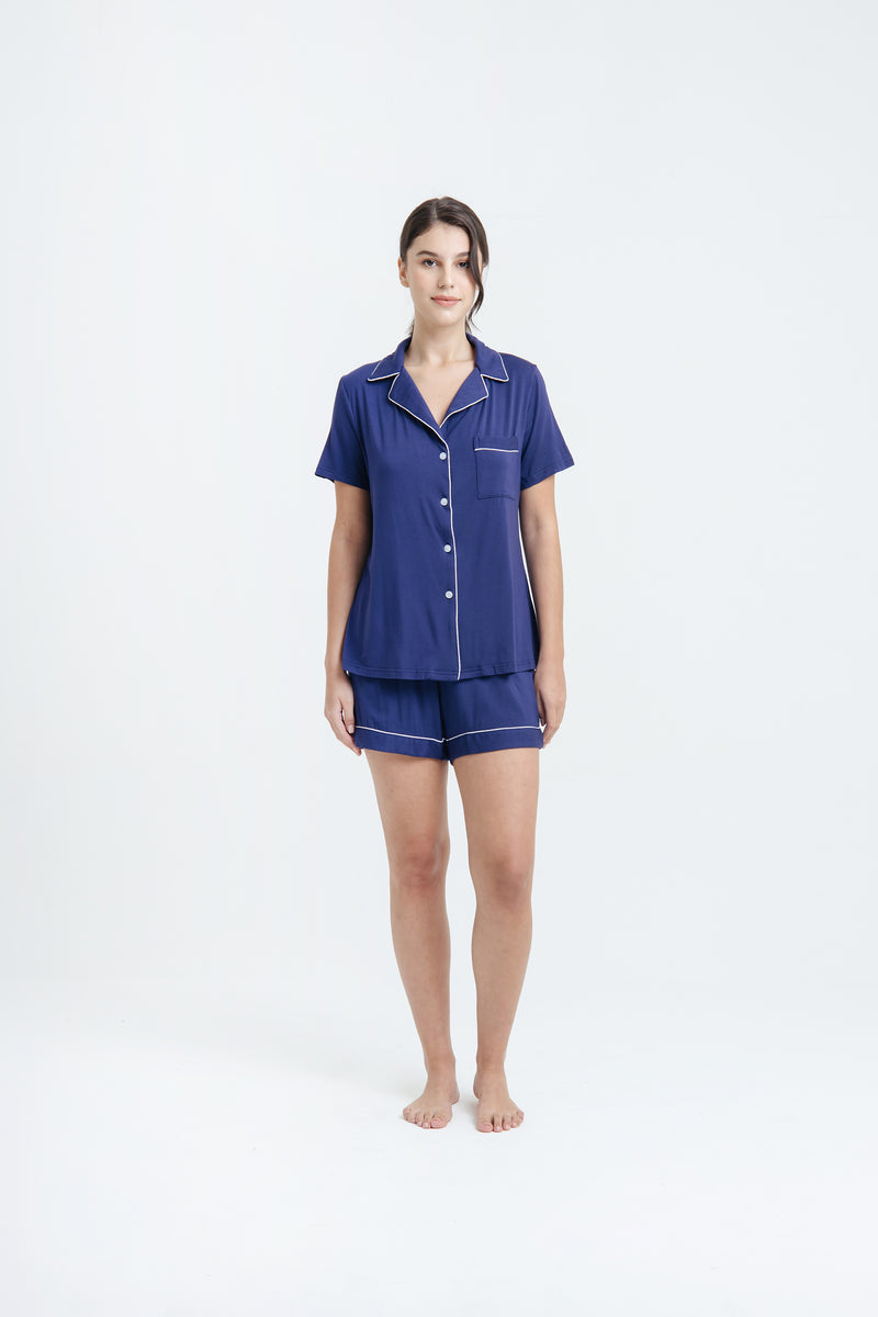 Navy Bamboo Pyjamas