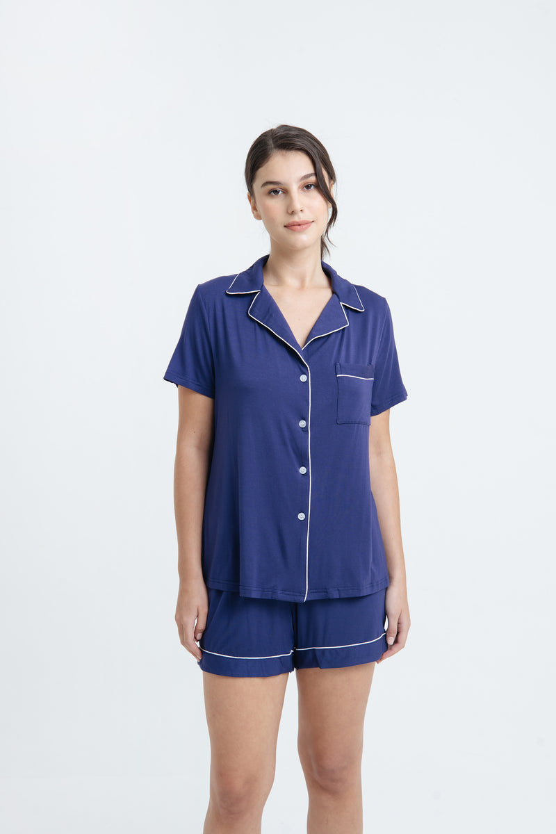 Navy Bamboo Pyjamas