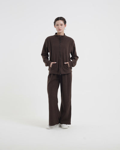 Brown Soft Fleece Winter Set